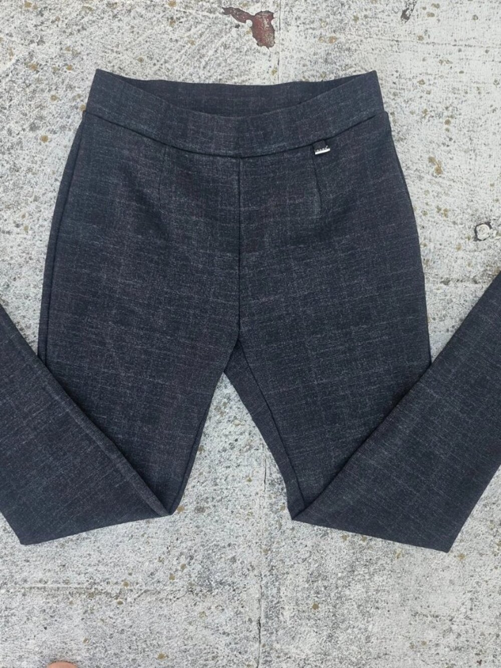 DKNY Women Pant Dress Pant Dark Gray Slim Fit Size S